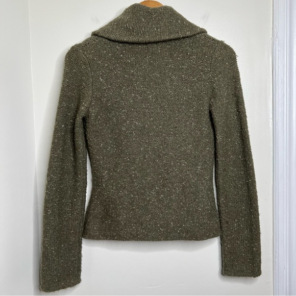 Anthropologie Olive Green Wool Blend Blazer - Picture 10 of 12